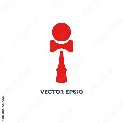 фотографія kendama vector color icon