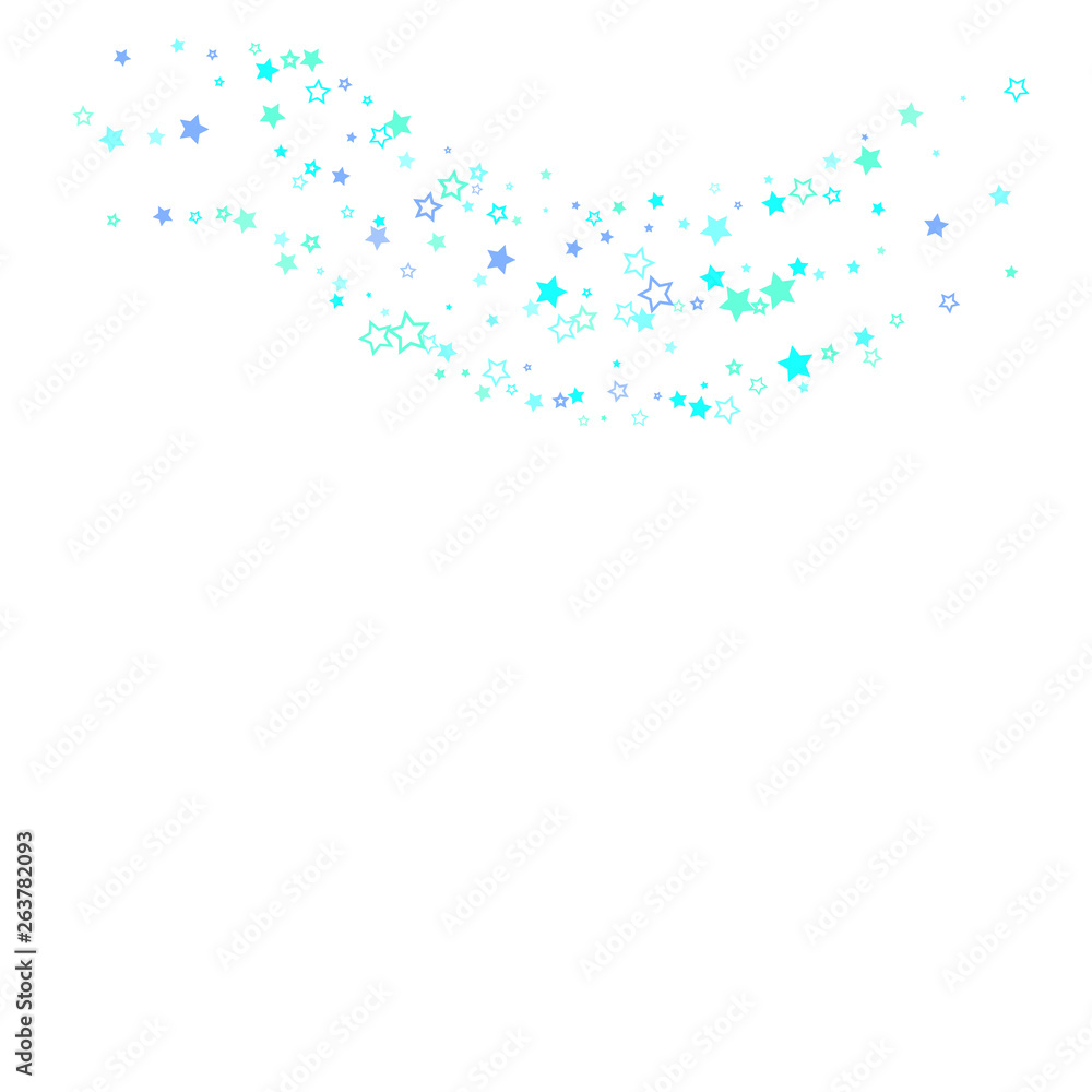 Blue, cyan, turquoise glitter stars confetti Blue, cyan, turquoise glitter stars confetti