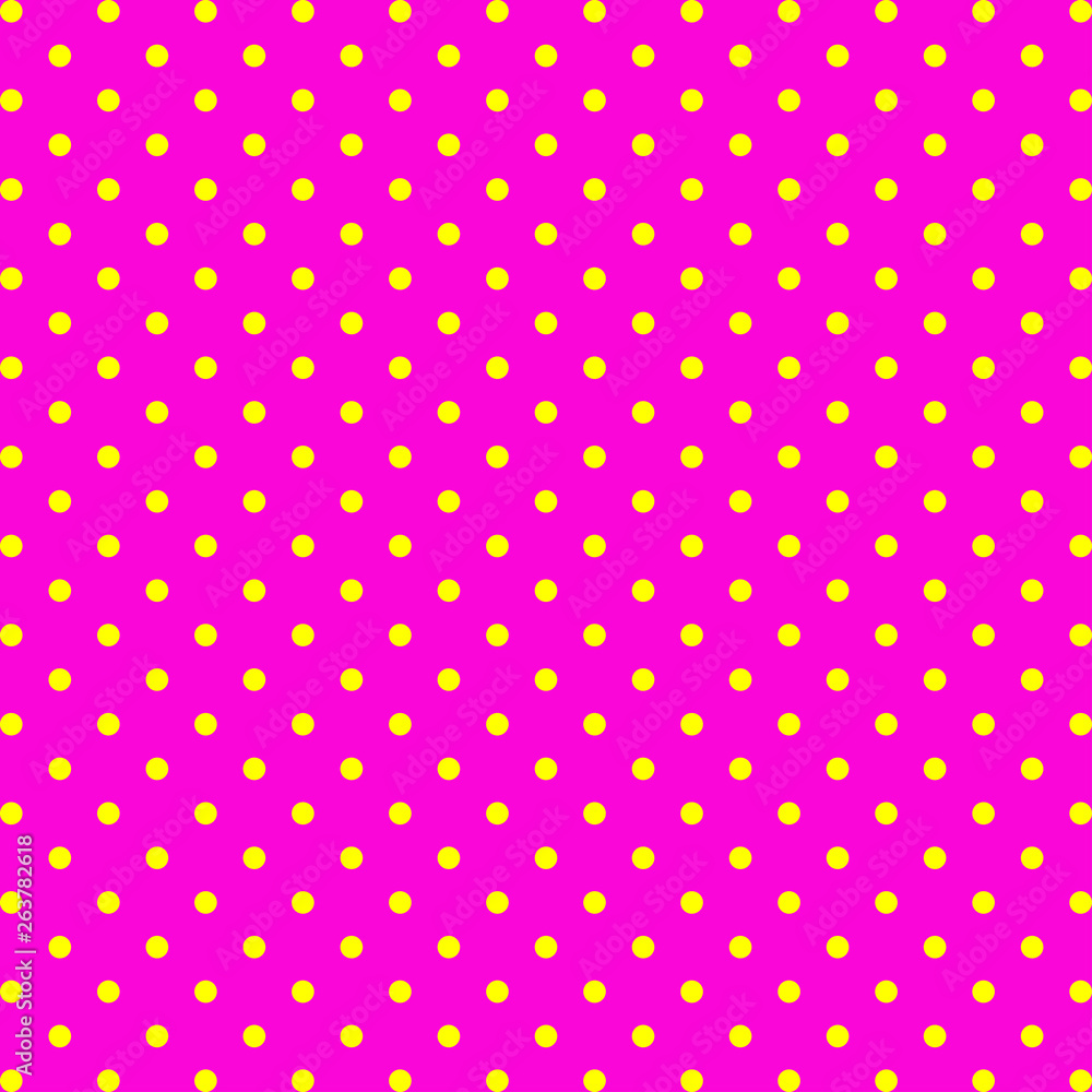 Yellow dots and pink background. Vector Yellow dots and pink background. Vector