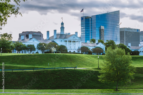 Dominion Energy Corporation Towering Over Virginia's Governor's Mansion