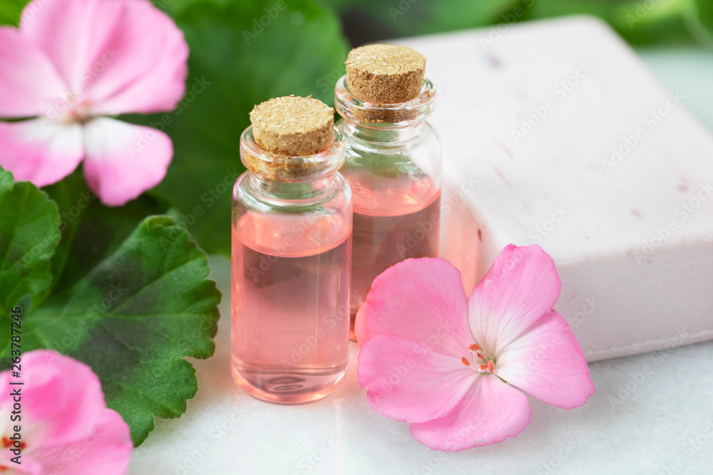 Plant Extract and Geranium Flowers Plant Extract and Geranium Flowers