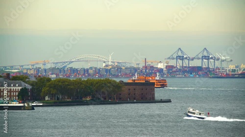 Staten Island commuter ferry Port Jersey commercial docks