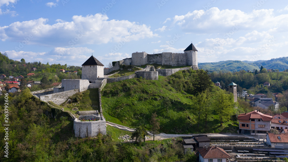 Obraz premium Castle in Tesanj, Bosnia and Herzegovina