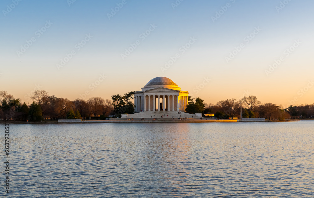 Obraz premium Jefferson Memorial at Sunset