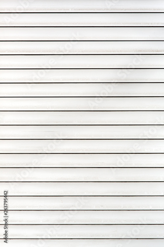 Rolling shutter horizontal white color close-up.