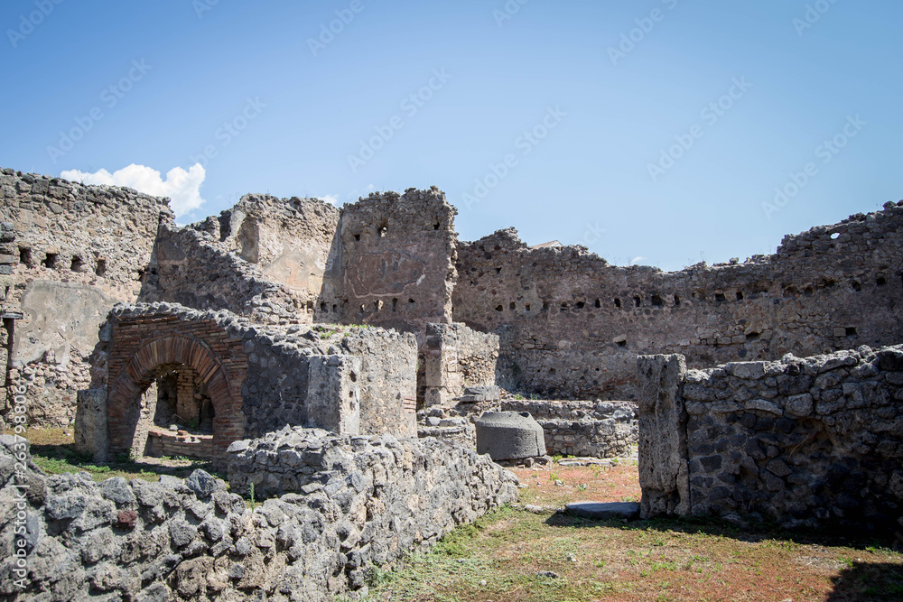 Ancient building of Roman city
