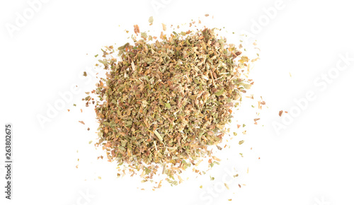 Pile of Catnip on a White Background