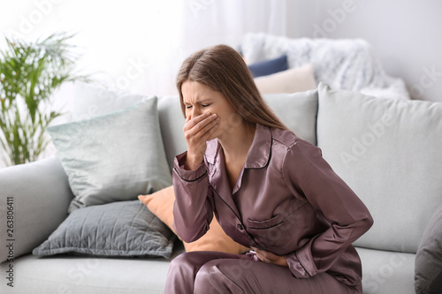 Pregnant woman suffering fr...