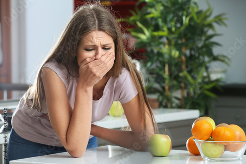 Pregnant woman suffering fr...