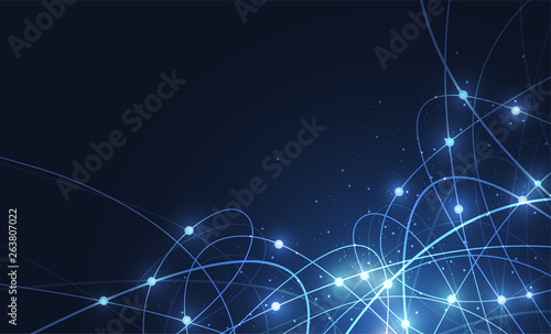 Internet connection, abstract sense of science and technology graphic design for banner, background, brochure, card. Vector illustration