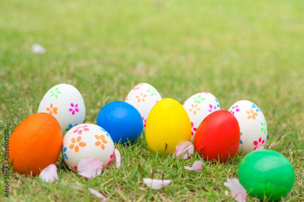 Easter egg, happy Easter sunday hunt holiday decorations Easter egg, happy Easter sunday hunt holiday decorations