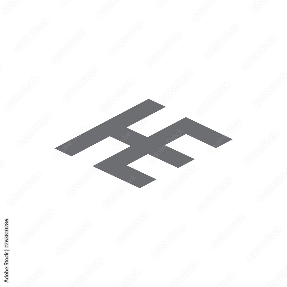abstract letter he simple geometric line logo abstract letter he simple geometric line logo