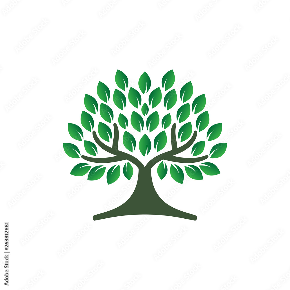 Fototapeta premium Tree Logo Design Inspiration