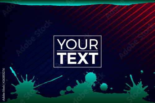 Background splash