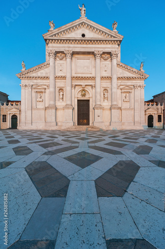 Historical landmark San Giorgio Maggiore Church in Venice  Italy  Europe