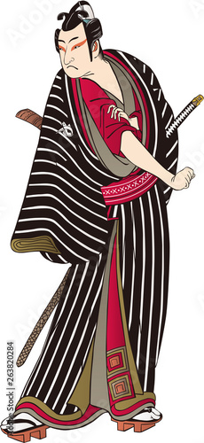 浮世絵　歌舞伎役者　その38