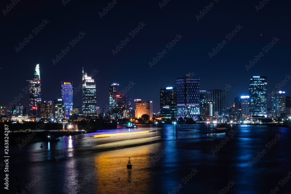 Ho Chi Minh City at night Ho Chi Minh City at night