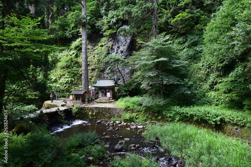 羽黒山の麓の風景