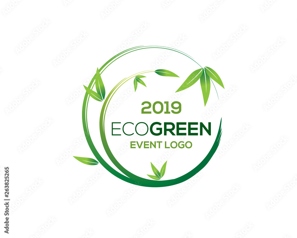 2019 international eco green event logo 2019 international eco green event logo