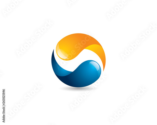 balanced recycle yingyang process loading icon with glowing and glossy effect Free Download balanced recycle yingyang process loading icon with glowing and glossy effect - GFXLoad