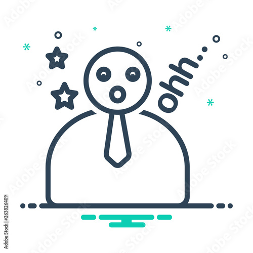 Mix line icon for naive  