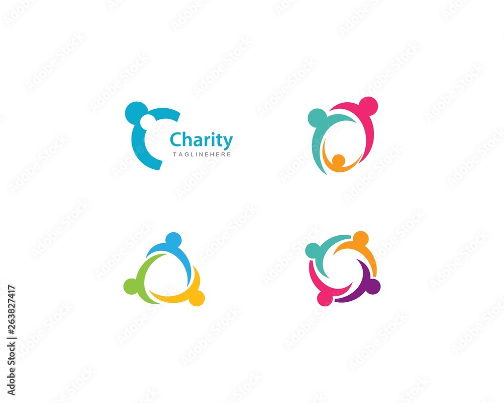 community care Logo template community care Logo template