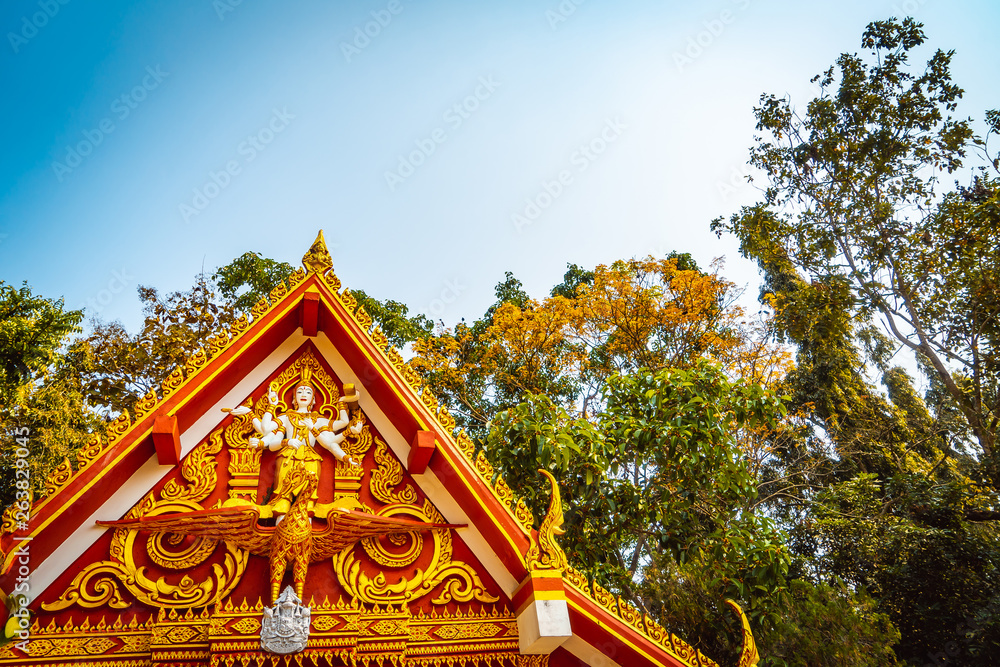 Fototapeta premium A temple in Chaing Rai, Thailand