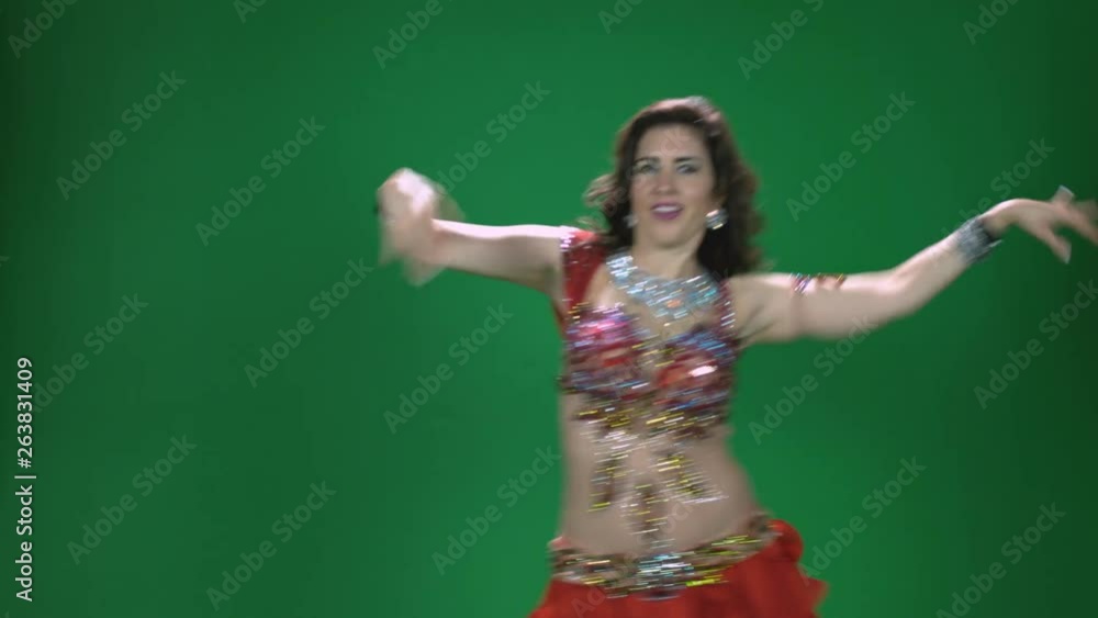 Belly Dancer Part D With Green Screen