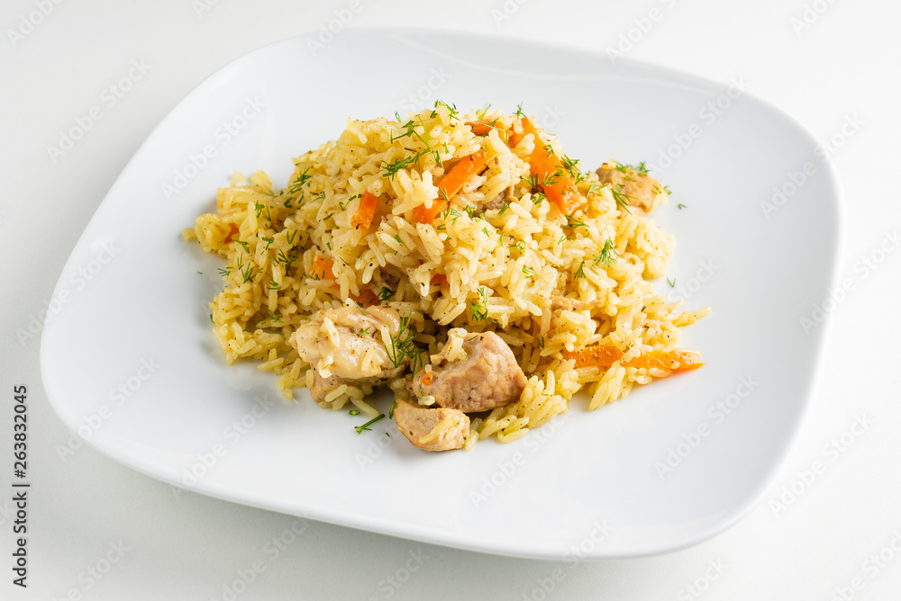 rice with chicken and vegetables rice with chicken and vegetables