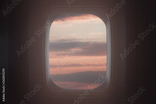 Sunset on the Red Eye