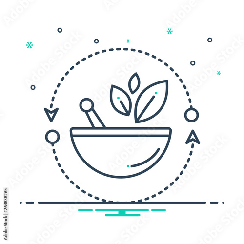 Mix line icon for alternative