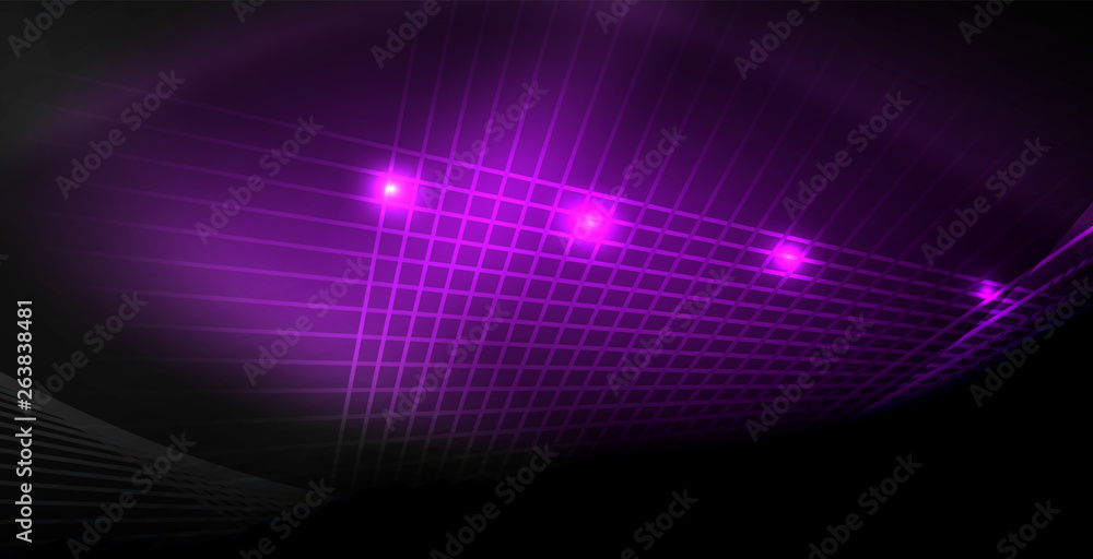 Neon color abstract lines Neon color abstract lines
