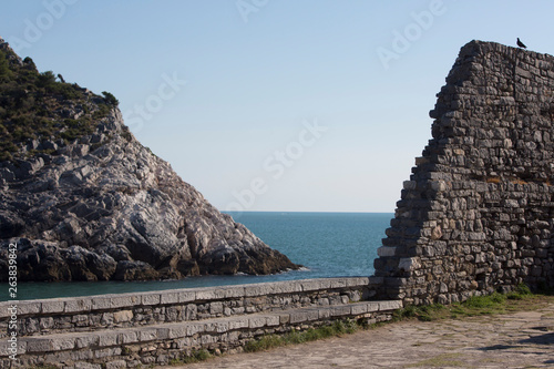 roman fortifications portovenere italy 