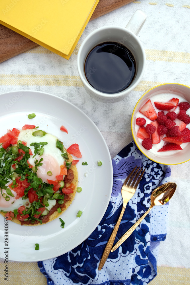 Outdoor breakfast Outdoor breakfast