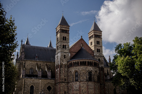 Basilica of Saint Servatius, a Romanesque Cathedral in Maastricht, Netherlands © Catalin