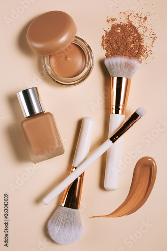 Elegant make up stills from above.