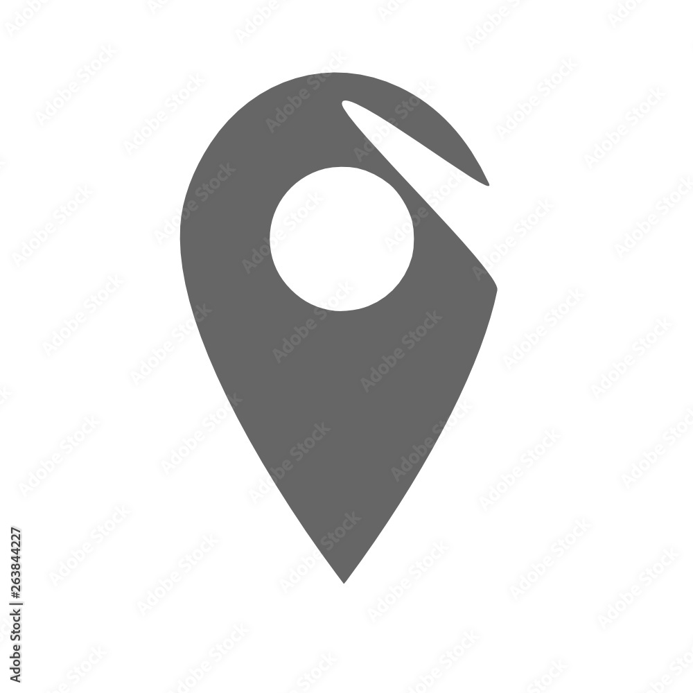 map pointer with icon map pointer with icon
