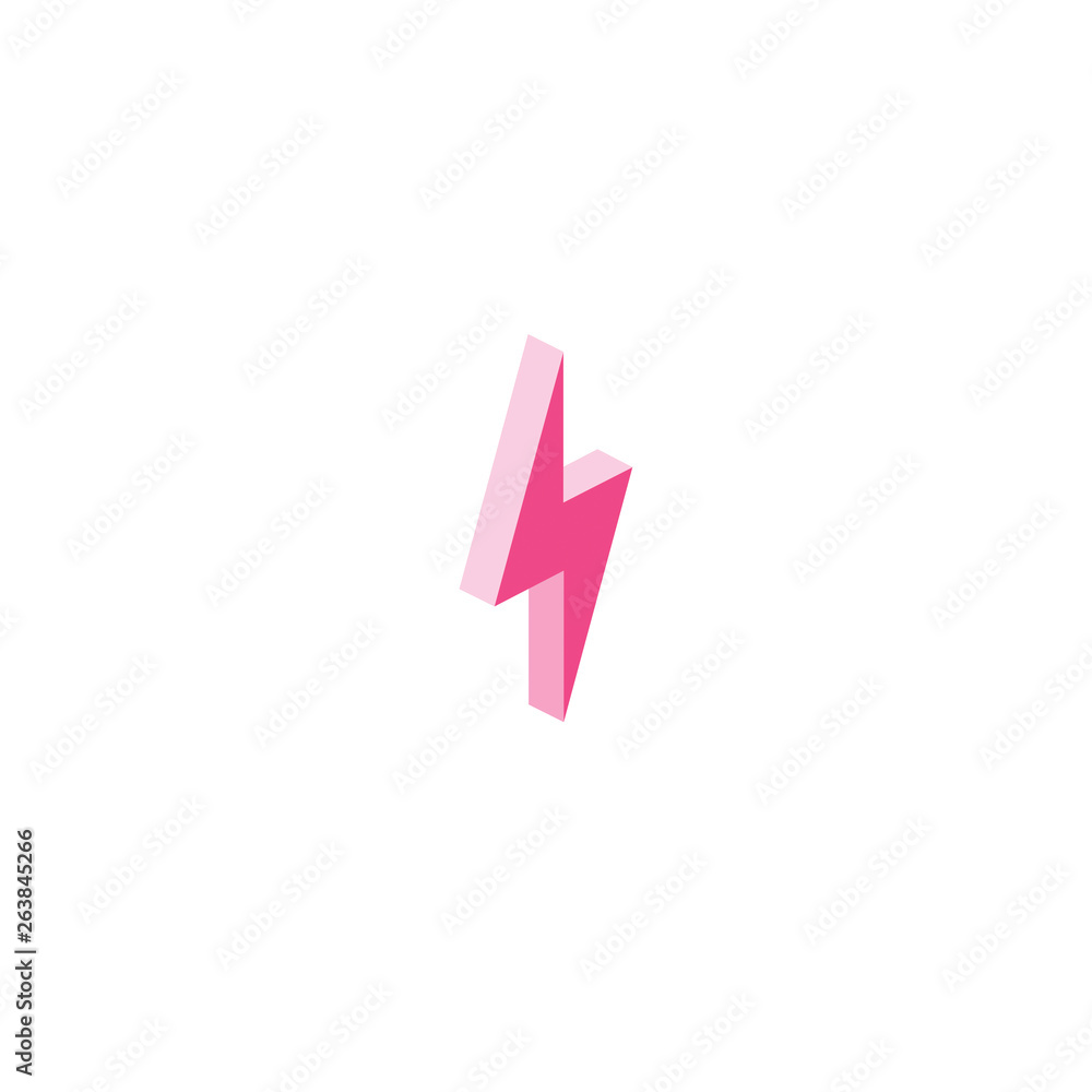 Energy 3D flat isometric icon symbol. Flat creative illustration idea. Energy 3D flat isometric icon symbol. Flat creative illustration idea.