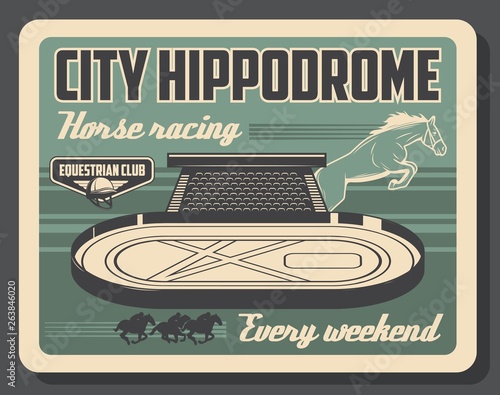 Horse race polo sport and jockey hippodrome