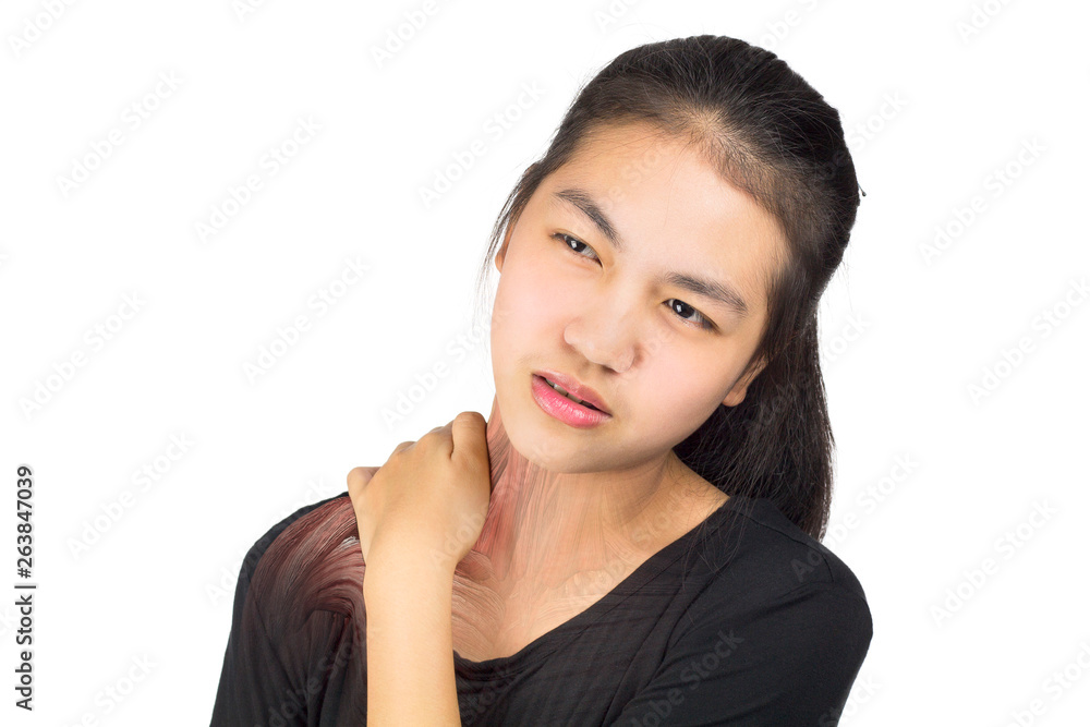 shoulder muscle injury white background shoulder pain shoulder muscle injury white background shoulder pain