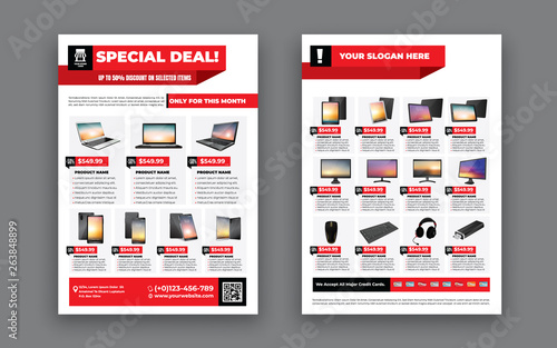 flyer template for Sale Promotion