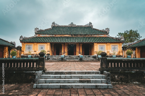 Hue royal Palace it was built in 1804. Now is registered as a UNESCO World Heritage Site. photo