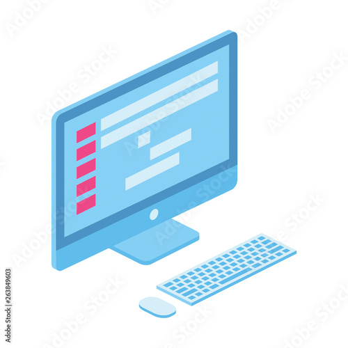 writing music 3d vector icon isometric pink and blue color minimalism illustrate