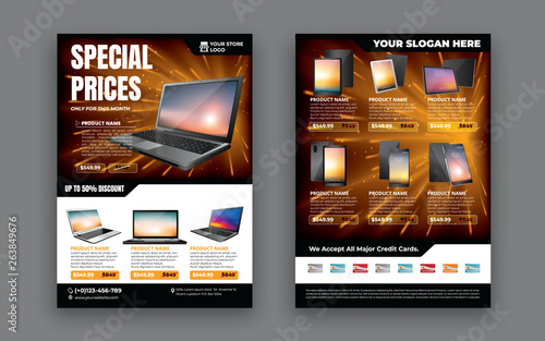 flyer template for Sale Promotion