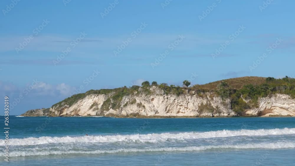 Macao beach with stone mountains. Dominican Republic Macao beach with stone mountains. Dominican Republic