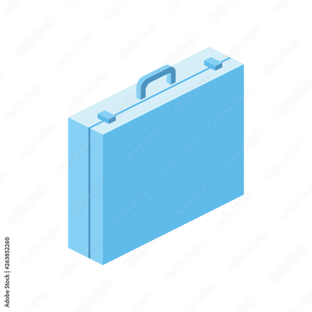 Briefcase 3d vector icon isometric pink and blue color minimalism illustrate Briefcase 3d vector icon isometric pink and blue color minimalism illustrate