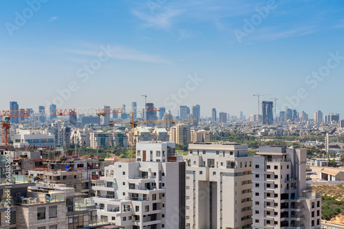 New District In North Tel Aviv - Modern Building And Constraction Site, Ramat Aviv, Tel Aviv, Israel