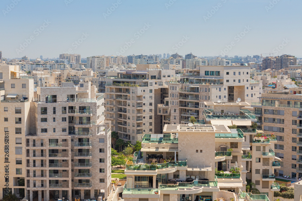 New District In North Tel Aviv - Modern Building And  Constraction Site, Ramat Aviv,  Tel Aviv, Israel