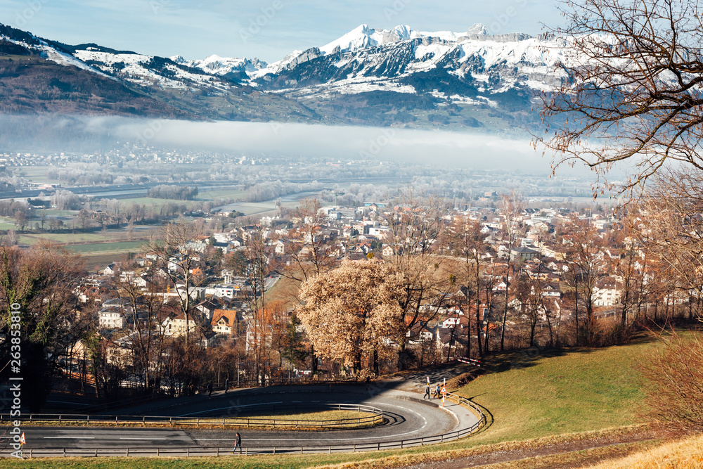 Liechtenstein mountains landscape