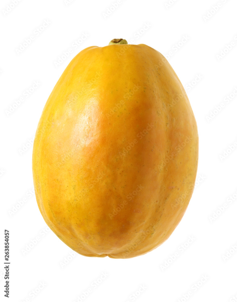 Papaya fruit isolated on a white background Papaya fruit isolated on a white background